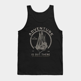 Adventure Is Out There, Vintage/Retro Design Tank Top